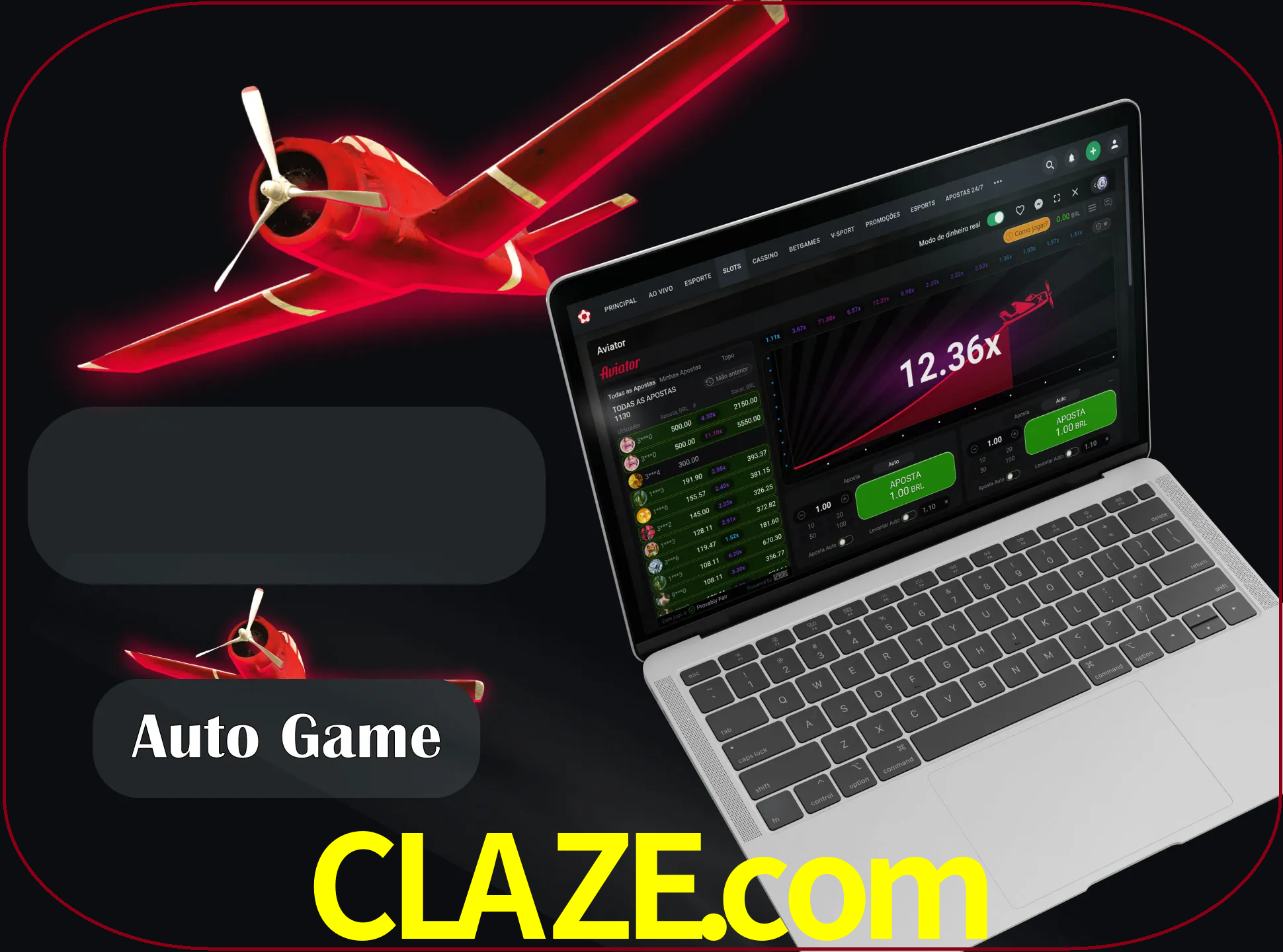 No modo automático, os jogos apostam e sacam seu dinheiro automaticamente.