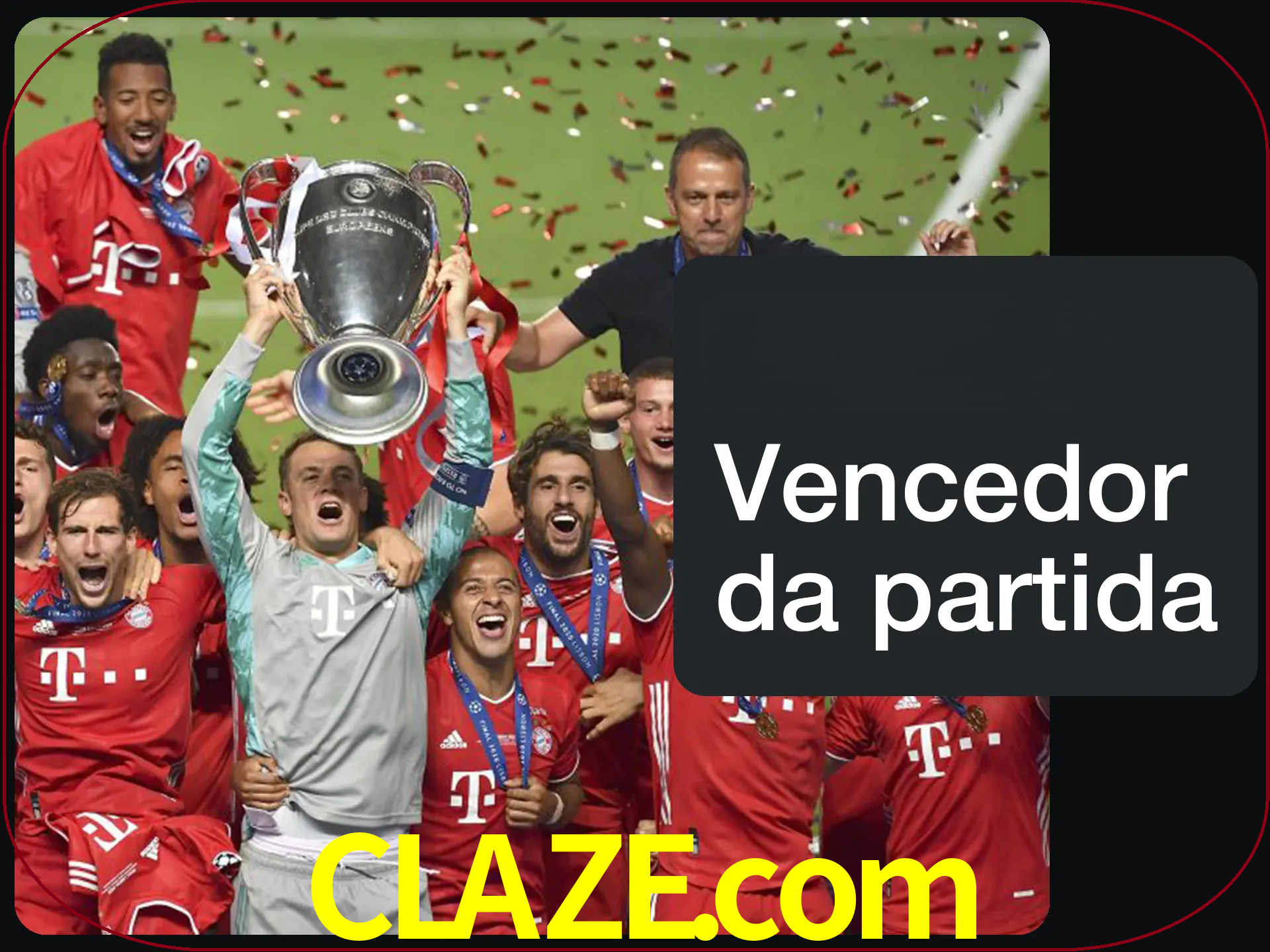 Aposte no vencedor e ganhe uma grande quantia de dinheiro.