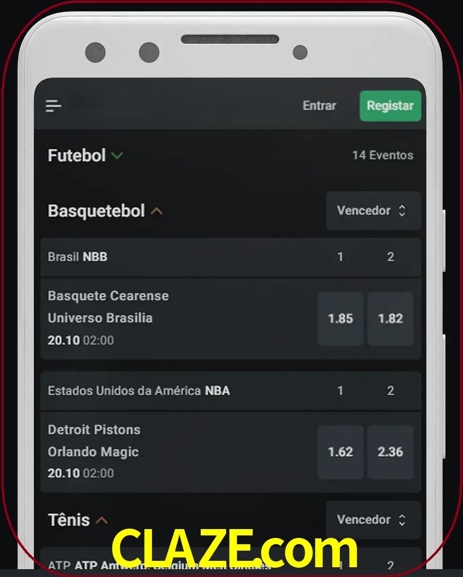 Aposte e assista aos esportes em formato ao vivo.