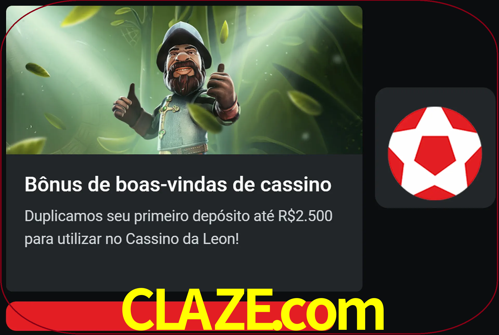 Receba seu dinheiro do bônus de boas-vindas após o primeiro depósito.