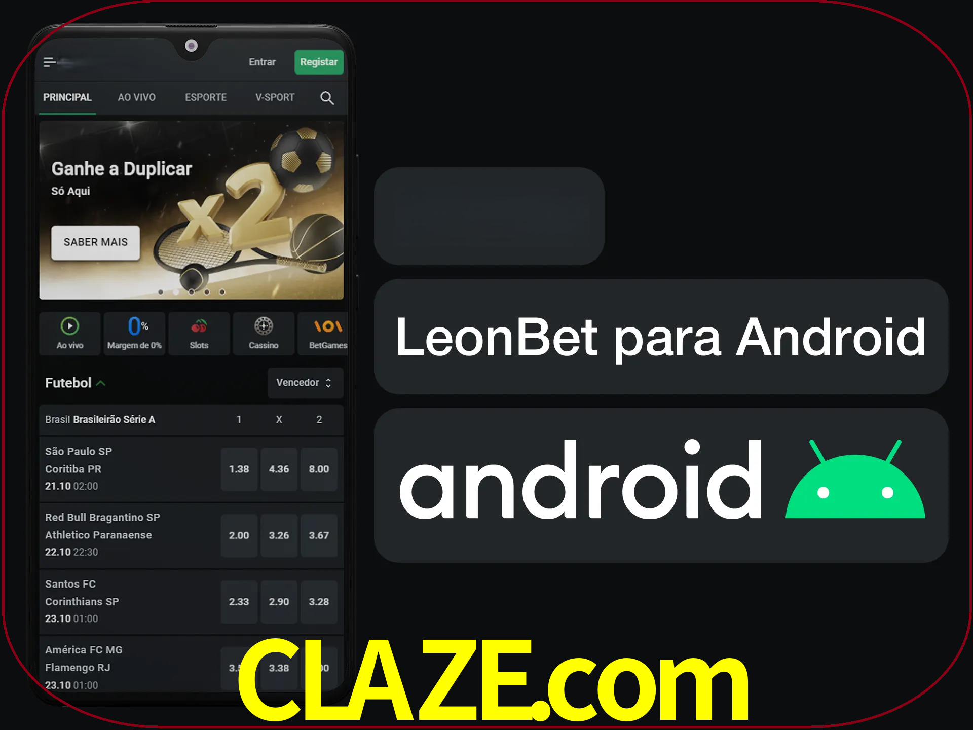 Adquira sua versão poket de LeonBet.