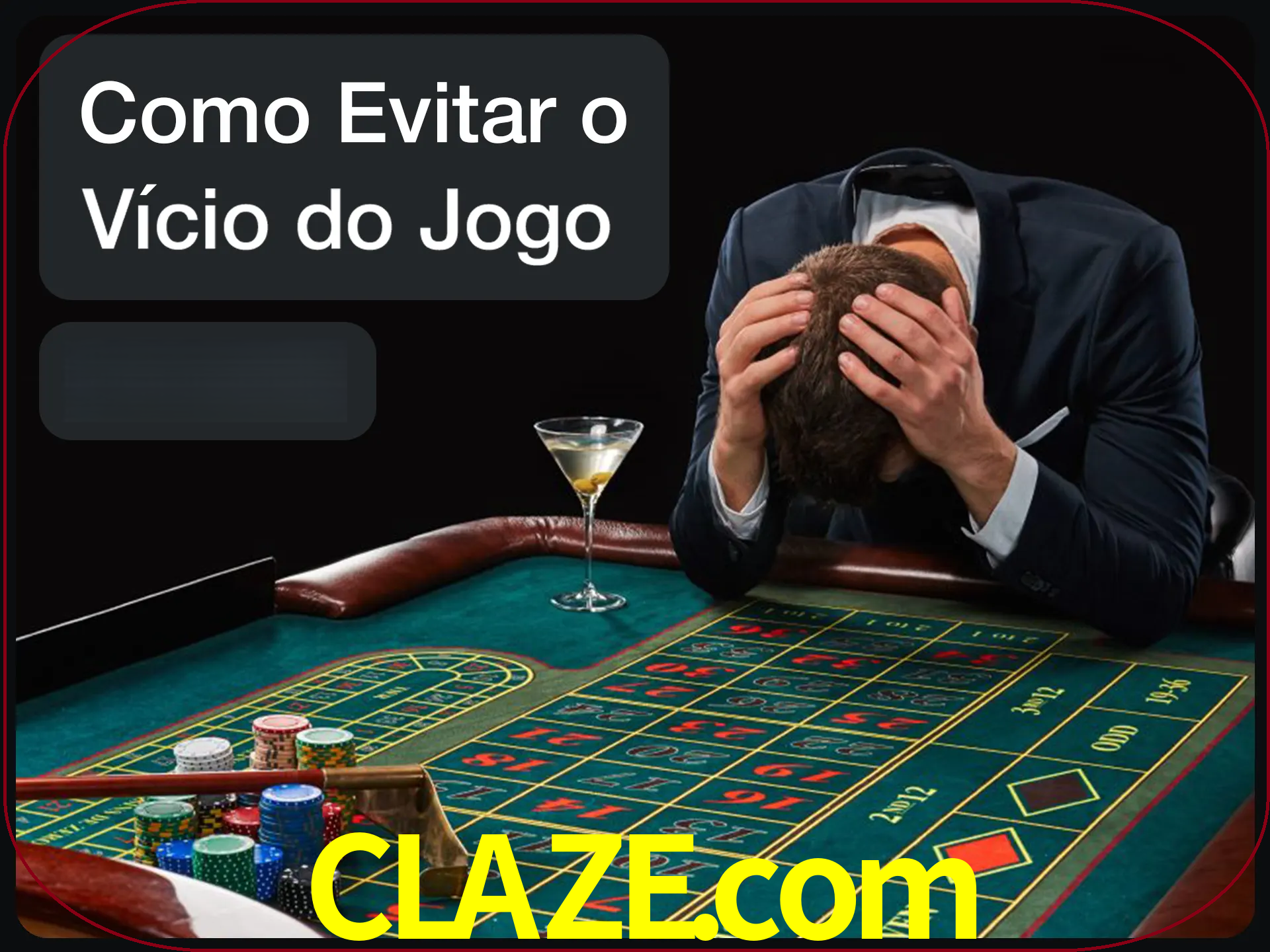 Você é responsável por cada uma de suas apostas.